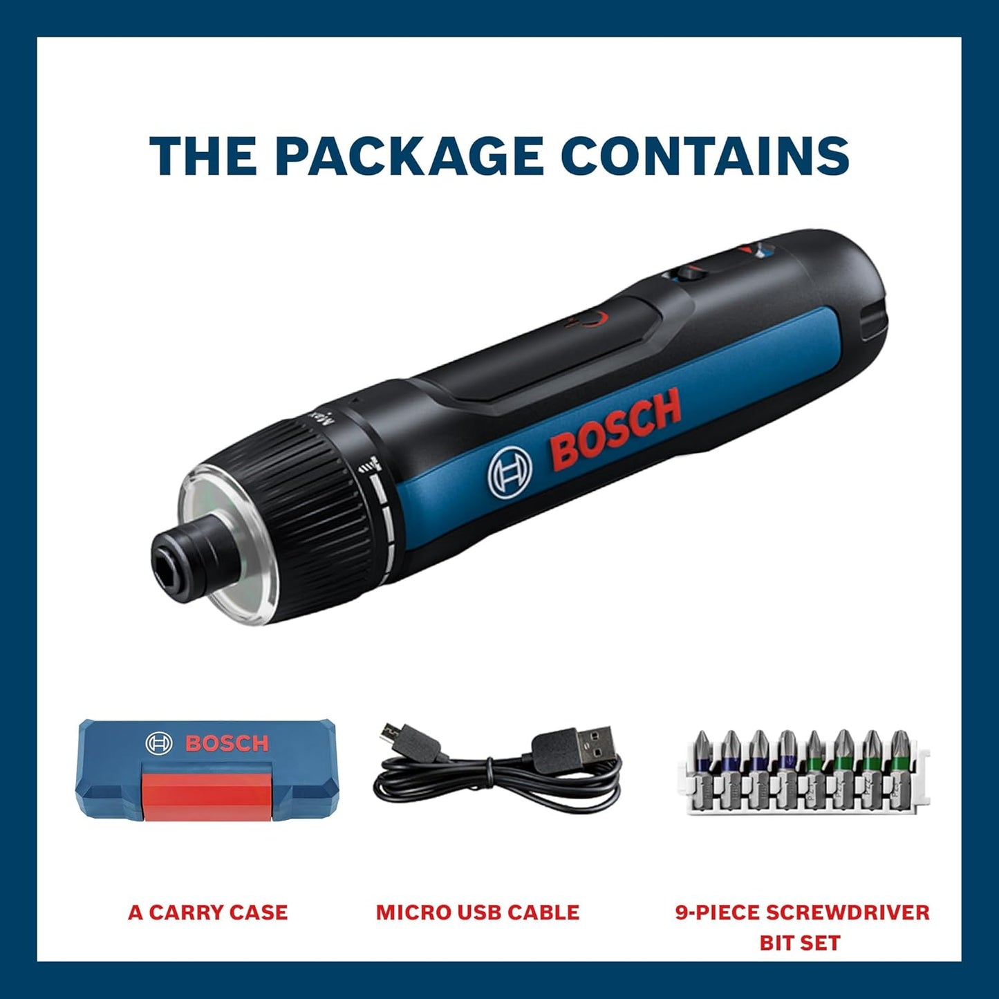 Bosch Screwdriver Cordless MODEL NO GO 3.0, SPEED 360 RPM