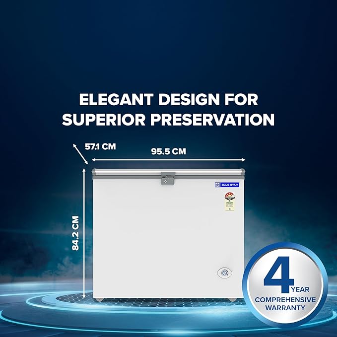 Blue Star CF4-230NEYW Deep Freezer Electrical Model