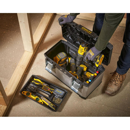Stanley Box Tool HEIGHT 225 MM, LENGTH 365 MM, MATERIAL POLYPROPYLENE, MODEL NO 1-93-980, TYPE 30 BIN STORAGE BOX, WIDTH 155 MM