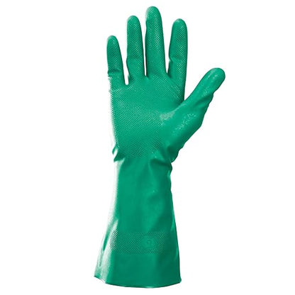 Generic Safety Gloves Nitrile Gloves COLOR GREEN, MODEL NO G-80, SIZE 9 INCH