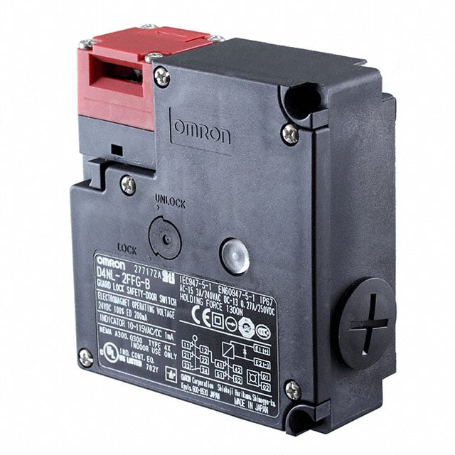 Omron Switch No Modifier MODEL NO D4NL-1CFA-B, TYPE KEY-OPERATED