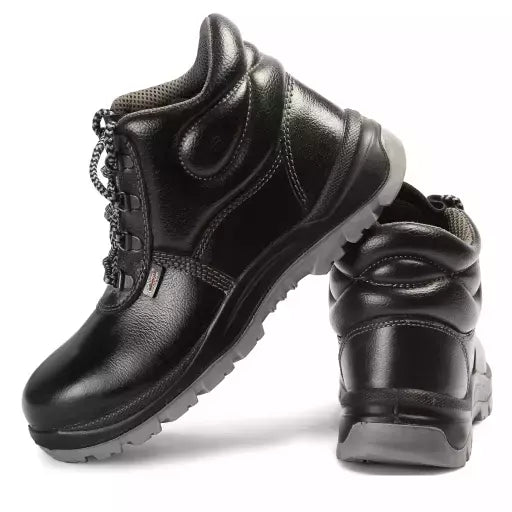 Allen Cooper Safety Shoes Steel Toe MODEL NO AC-1008, SIZE 8