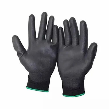 Generic Hand Gloves Na. SIZE MEDIUM ( PU COATED ) COLOR BLACK