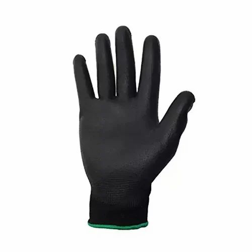 Generic Hand Gloves Na. SIZE MEDIUM ( PU COATED ) COLOR BLACK