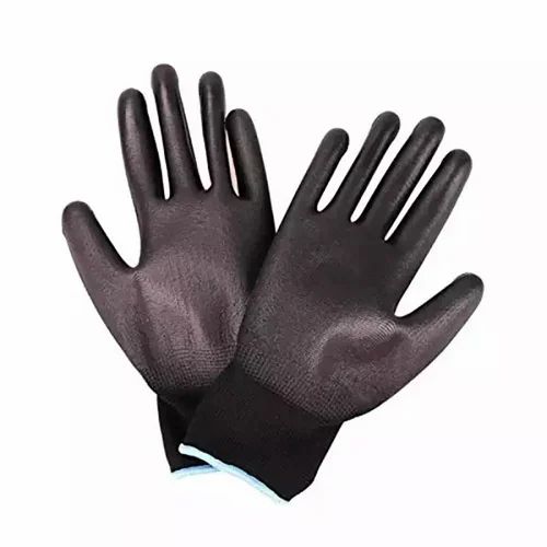 Generic Hand Gloves Na. SIZE MEDIUM ( PU COATED ) COLOR BLACK