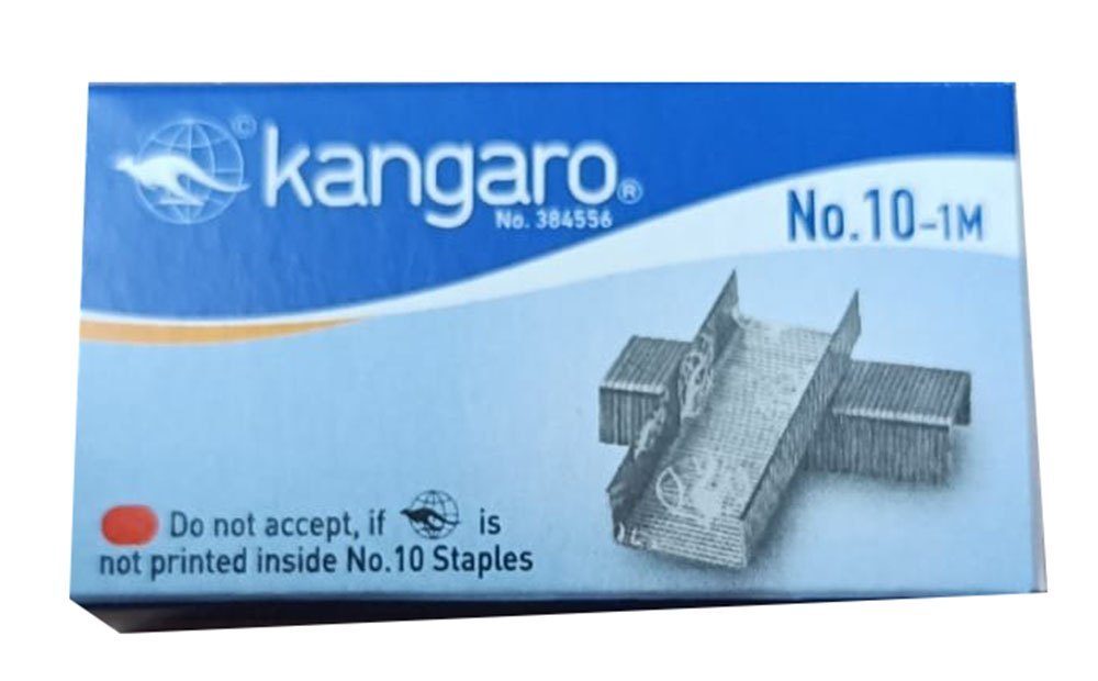 Kangaro Stapler Pin No Modifier COLOR SILVER, SIZE 10-1 MM