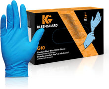 Kleenguard Safety Gloves Nitrile Gloves COLOR BLUE, MODEL NO L-54188, SIZE LARGE