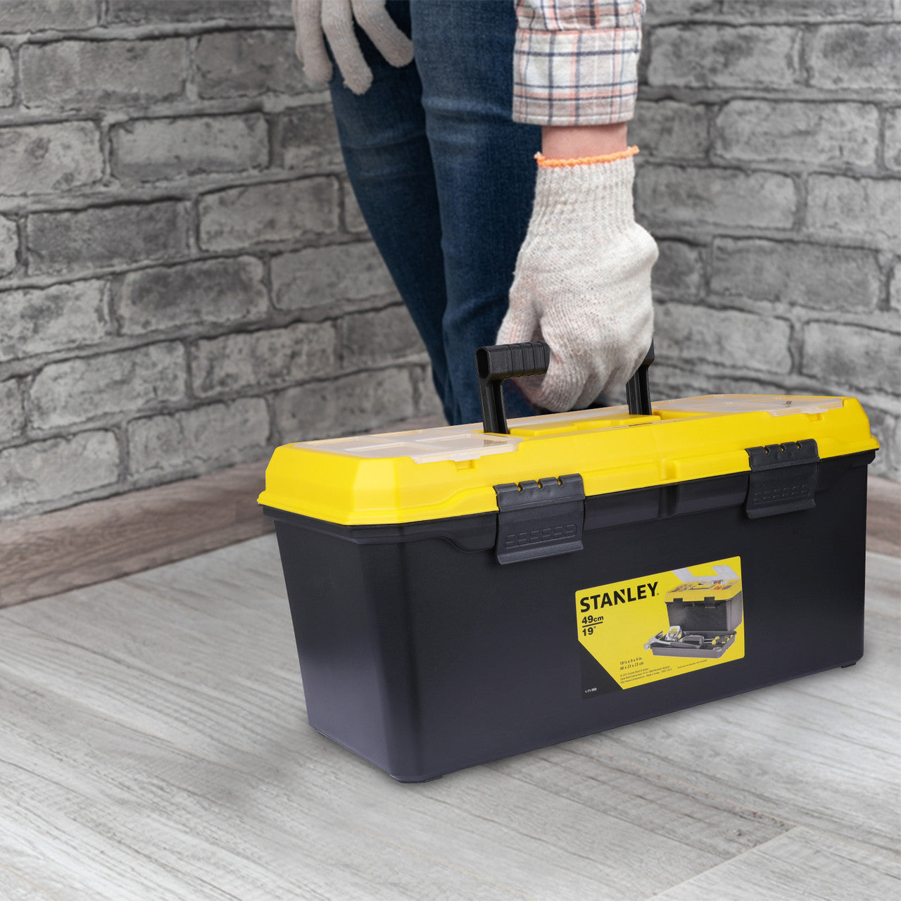 Stanley Box Tool HEIGHT 230 MM, LENGTH 230 MM, MATERIAL PLASTIC, WIDTH 480, MODEL NO 1-71-950 MM