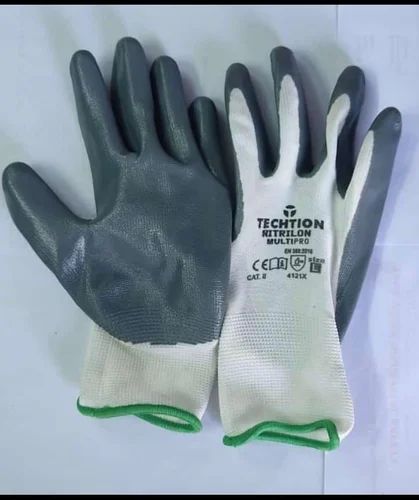 Generic Safety Gloves Polyurethane SIZE MEDIUM, COLOR GREY & WHITE