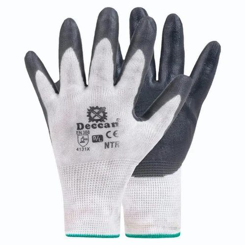 Generic Safety Gloves Polyurethane SIZE MEDIUM, COLOR GREY & WHITE